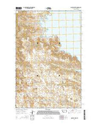 Norville Creek Montana Current topographic map, 1:24000 scale, 7.5 X 7.5 Minute, Year 2014