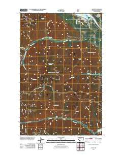 Noxon Montana Historical topographic map, 1:24000 scale, 7.5 X 7.5 Minute, Year 2011