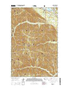 Noxon Montana Current topographic map, 1:24000 scale, 7.5 X 7.5 Minute, Year 2014