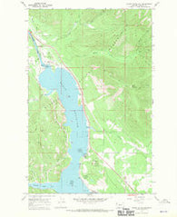 Noxon Rapids Dam Montana Historical topographic map, 1:24000 scale, 7.5 X 7.5 Minute, Year 1966