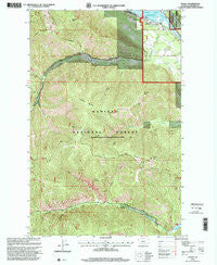 Noxon Montana Historical topographic map, 1:24000 scale, 7.5 X 7.5 Minute, Year 1997