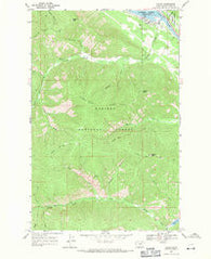 Noxon Montana Historical topographic map, 1:24000 scale, 7.5 X 7.5 Minute, Year 1966