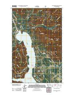 Noxon Rapids Dam Montana Historical topographic map, 1:24000 scale, 7.5 X 7.5 Minute, Year 2011