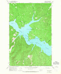 Nyack SW Montana Historical topographic map, 1:24000 scale, 7.5 X 7.5 Minute, Year 1964
