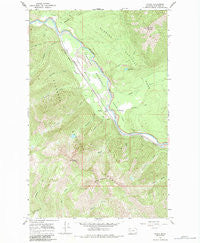 Nyack Montana Historical topographic map, 1:24000 scale, 7.5 X 7.5 Minute, Year 1964