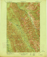 Nyack Montana Historical topographic map, 1:125000 scale, 30 X 30 Minute, Year 1914
