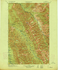 Nyack Montana Historical topographic map, 1:125000 scale, 30 X 30 Minute, Year 1914