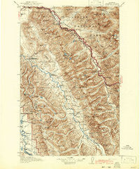 Nyack Montana Historical topographic map, 1:125000 scale, 30 X 30 Minute, Year 1914