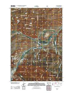 Nye Montana Historical topographic map, 1:24000 scale, 7.5 X 7.5 Minute, Year 2011