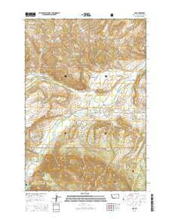 Nye Montana Current topographic map, 1:24000 scale, 7.5 X 7.5 Minute, Year 2014