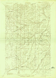 Nye No 1 Montana Historical topographic map, 1:48000 scale, 15 X 15 Minute, Year 1932