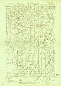 Nye No 1 Montana Historical topographic map, 1:48000 scale, 15 X 15 Minute, Year 1932
