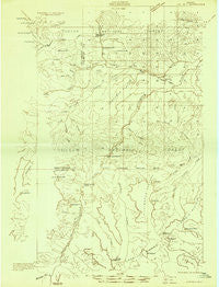 Nye No 2 Montana Historical topographic map, 1:48000 scale, 15 X 15 Minute, Year 1932