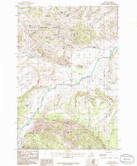 Nye Montana Historical topographic map, 1:24000 scale, 7.5 X 7.5 Minute, Year 1986