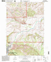 Nye Montana Historical topographic map, 1:24000 scale, 7.5 X 7.5 Minute, Year 1996
