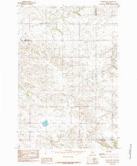 O'Brien Hill Montana Historical topographic map, 1:24000 scale, 7.5 X 7.5 Minute, Year 1985