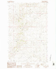 O'Juel Lake Montana Historical topographic map, 1:24000 scale, 7.5 X 7.5 Minute, Year 1984