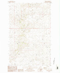 O'Juel Lake Montana Historical topographic map, 1:24000 scale, 7.5 X 7.5 Minute, Year 1984