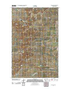 O'Juel Lake Montana Historical topographic map, 1:24000 scale, 7.5 X 7.5 Minute, Year 2011