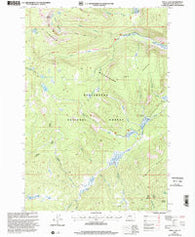 Odell Lake Montana Historical topographic map, 1:24000 scale, 7.5 X 7.5 Minute, Year 1997