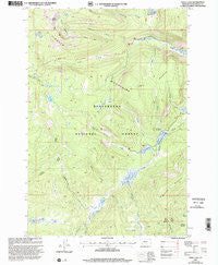 Odell Lake Montana Historical topographic map, 1:24000 scale, 7.5 X 7.5 Minute, Year 1997