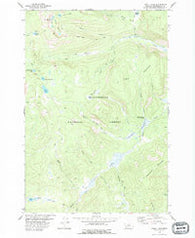 Odell Lake Montana Historical topographic map, 1:24000 scale, 7.5 X 7.5 Minute, Year 1978