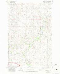 Odland Dam SW Montana Historical topographic map, 1:24000 scale, 7.5 X 7.5 Minute, Year 1982