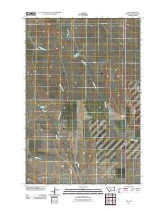 Oka Montana Historical topographic map, 1:24000 scale, 7.5 X 7.5 Minute, Year 2011