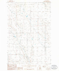 Oka Montana Historical topographic map, 1:24000 scale, 7.5 X 7.5 Minute, Year 1986