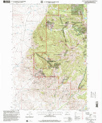 Old Baldy Mountain Montana Historical topographic map, 1:24000 scale, 7.5 X 7.5 Minute, Year 1997