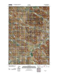 Olive Montana Historical topographic map, 1:24000 scale, 7.5 X 7.5 Minute, Year 2011
