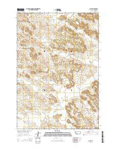 Olive Montana Current topographic map, 1:24000 scale, 7.5 X 7.5 Minute, Year 2014