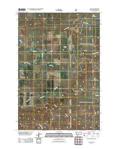 Ollie Montana Historical topographic map, 1:24000 scale, 7.5 X 7.5 Minute, Year 2011