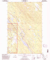 Olney Montana Historical topographic map, 1:24000 scale, 7.5 X 7.5 Minute, Year 1994