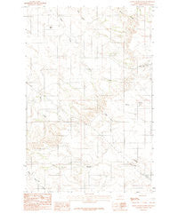Olson Coulee South Montana Historical topographic map, 1:24000 scale, 7.5 X 7.5 Minute, Year 1983