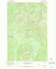 Olson Peak Montana Historical topographic map, 1:24000 scale, 7.5 X 7.5 Minute, Year 1968