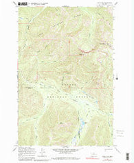 Olson Peak Montana Historical topographic map, 1:24000 scale, 7.5 X 7.5 Minute, Year 1968