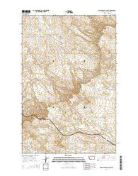 Olson Coulee South Montana Current topographic map, 1:24000 scale, 7.5 X 7.5 Minute, Year 2014