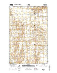 Opheim Montana Current topographic map, 1:24000 scale, 7.5 X 7.5 Minute, Year 2014