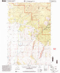 Ophir Creek Montana Historical topographic map, 1:24000 scale, 7.5 X 7.5 Minute, Year 2001