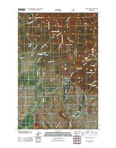 Ophir Creek Montana Historical topographic map, 1:24000 scale, 7.5 X 7.5 Minute, Year 2011