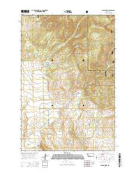 Ophir Creek Montana Current topographic map, 1:24000 scale, 7.5 X 7.5 Minute, Year 2014