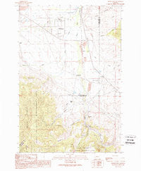 Opportunity Montana Historical topographic map, 1:24000 scale, 7.5 X 7.5 Minute, Year 1989