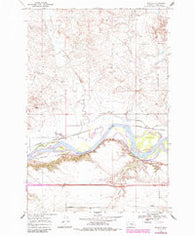 Orinoco Montana Historical topographic map, 1:24000 scale, 7.5 X 7.5 Minute, Year 1968