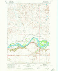 Orinoco Montana Historical topographic map, 1:24000 scale, 7.5 X 7.5 Minute, Year 1968