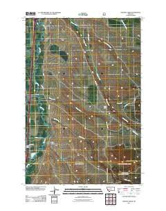 Orofino Creek Montana Historical topographic map, 1:24000 scale, 7.5 X 7.5 Minute, Year 2011