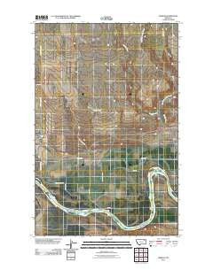 Oswego Montana Historical topographic map, 1:24000 scale, 7.5 X 7.5 Minute, Year 2011