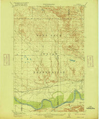 Oswego Montana Historical topographic map, 1:62500 scale, 15 X 15 Minute, Year 1915
