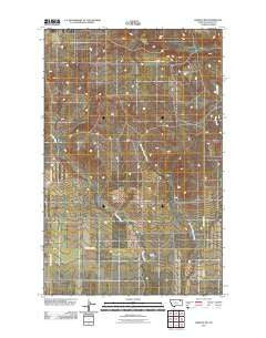 Oswego NW Montana Historical topographic map, 1:24000 scale, 7.5 X 7.5 Minute, Year 2011
