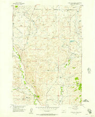Otter Creek School Montana Historical topographic map, 1:24000 scale, 7.5 X 7.5 Minute, Year 1954